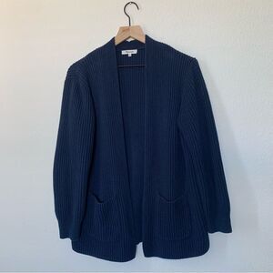 Madewell 100% Cotton Navy oversized Cardigan